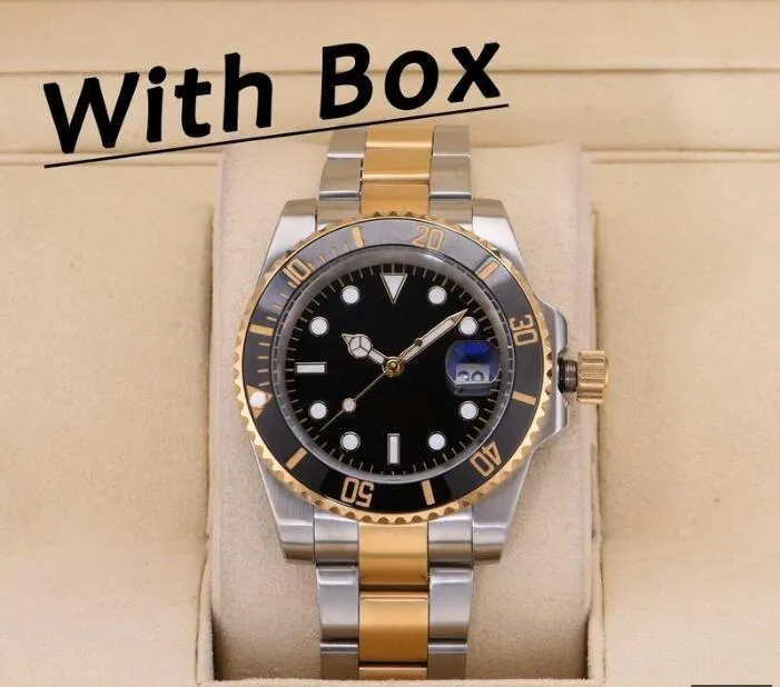 Fashion Ceramic Bezel Mens Watches Automatic Mechanical 2813 Movement Wristwatch Luminous Sapphire Waterproof Sports 41mm 116610 126610LN Original Box