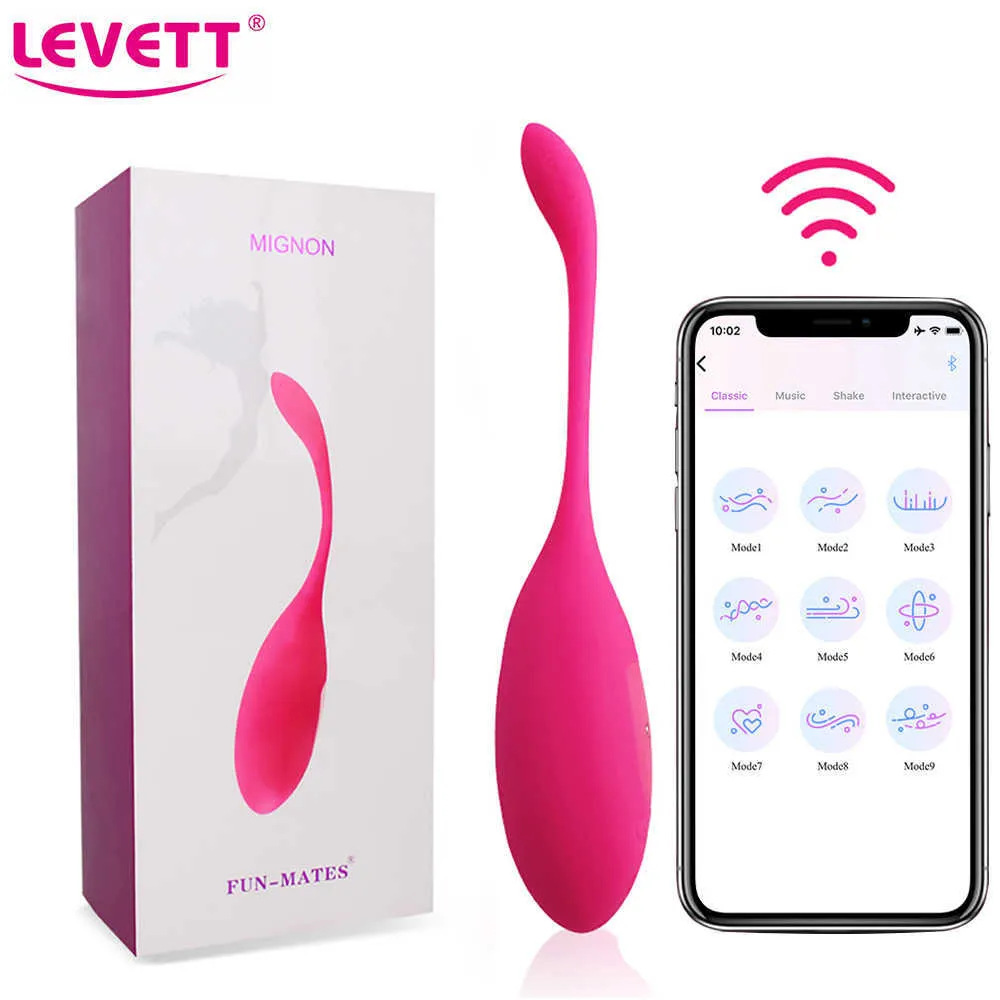 Vibrerande trådlös appkontroll ägg vibrator bärbara trosor vibratorer g spot stimulator vaginal kegel boll för kvinnor q0529297w