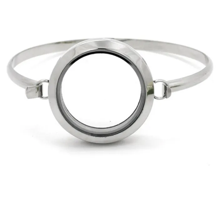 2021 30MM Inch Silver/Gold/Rosegold Lockets Bracelet Bangle 316L