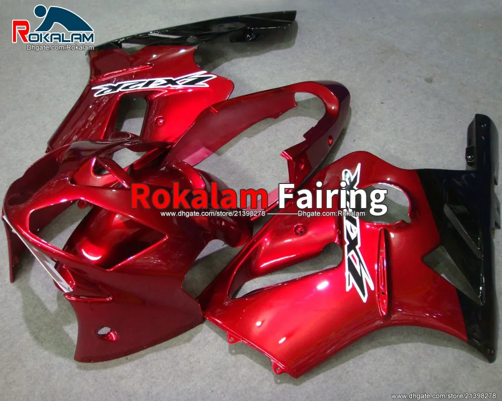 Motorcykeldelar till Kawasaki Ninja 2002 2003 2004 2005 2006 ZX12R ZX-12R ZX 12R ABS Fairing Kit Fairings (formsprutning)