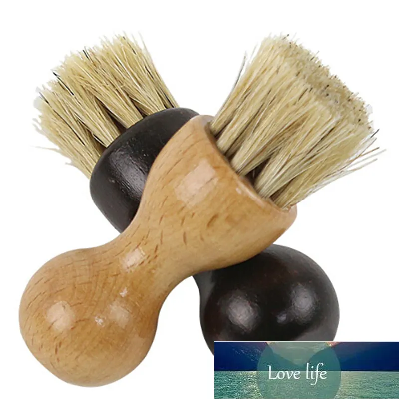 Brosse à polir les chaussures, manche en bois, brosse à polir les cheveux, Mini gourde, brosse à huile pour chaussures, livraison directe, 1 pièce