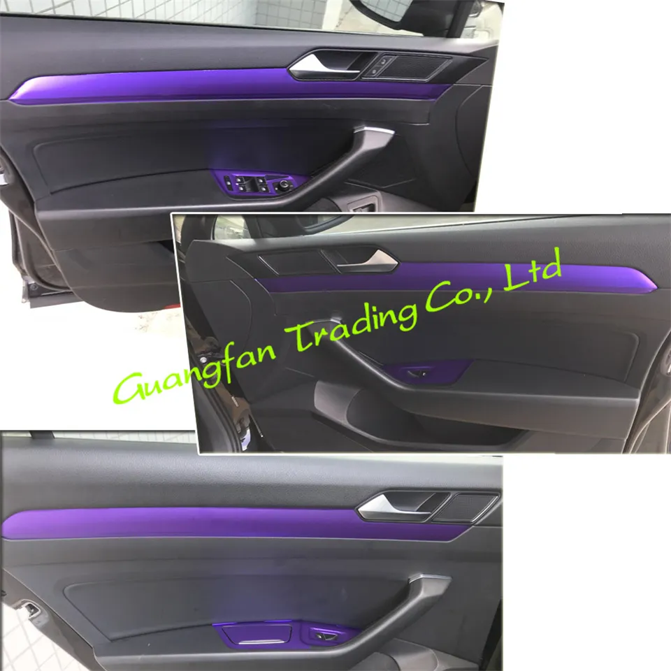Carbon Fiber Interior Center Console Color Change Molding 4runner Decals  For VW Passat B8 2017 2019 Car Styling 3D/5D Decal From Guangfan2021,  $20.99