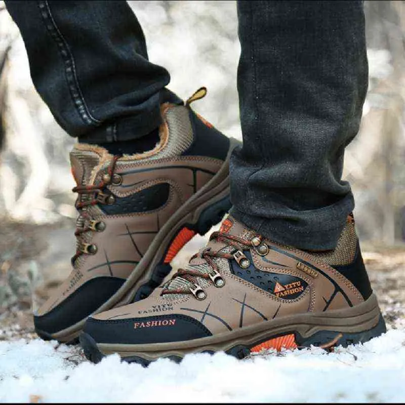 Mens low cheap winter boots