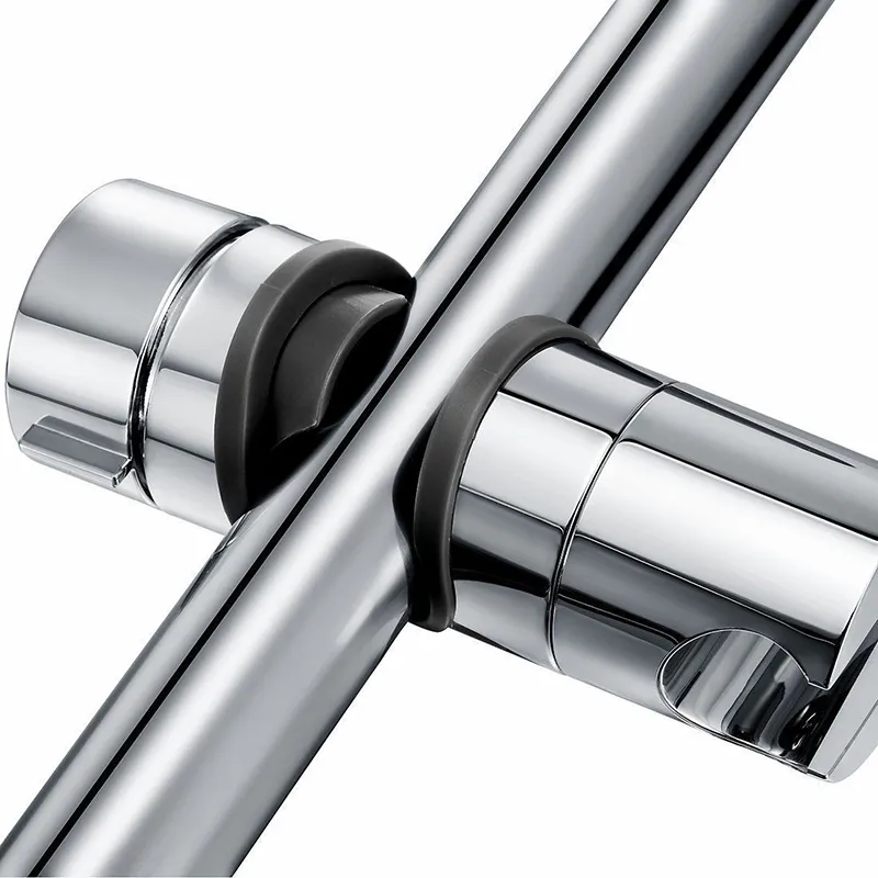 Aoleca Shower Clamp 1825mm Abs Adjustable Replacement Hand Rail Head