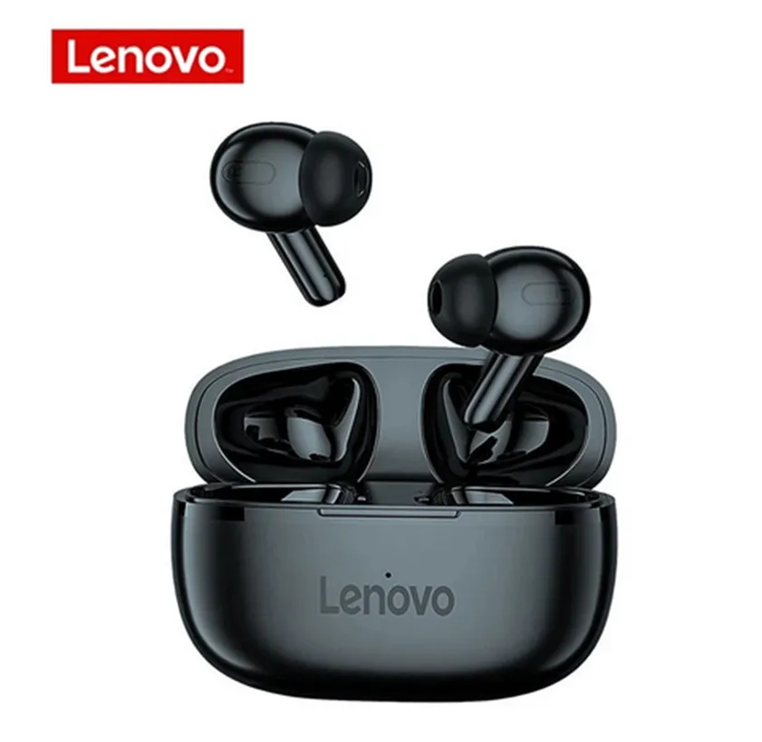 Original Lenovo HT05 TWS Bluetooth-Kopfhörer, kabellose Ohrhörer, Sport-Kopfhörer, Stereo-Headset mit Mikrofon-Touch-Steuerung