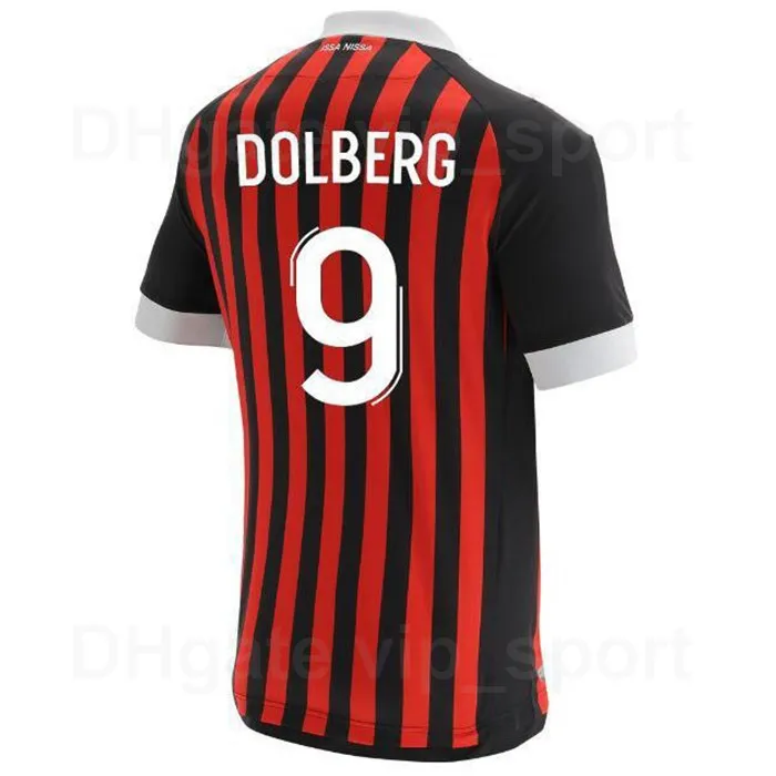 OGC Nice Soccer Jersey 2021 2022 Men FC 11 GOUIRI 9 DOLBERG 10