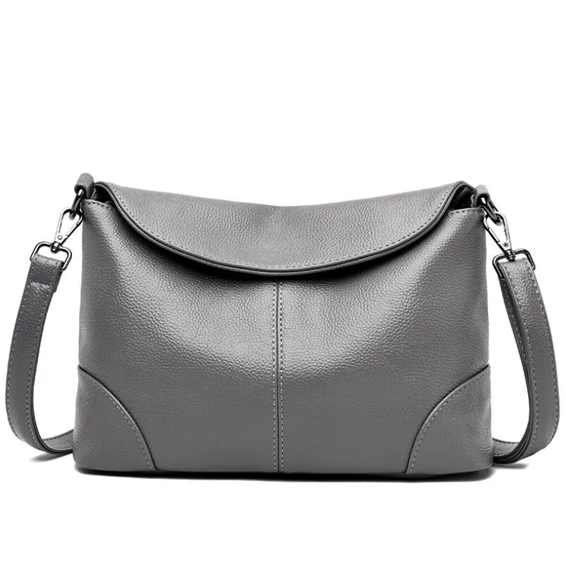 HBP جودة عالية حقيقية جلد أسود حقائب الكتف المرأة حقيبة يد pochette حقيبة crossbody رسول