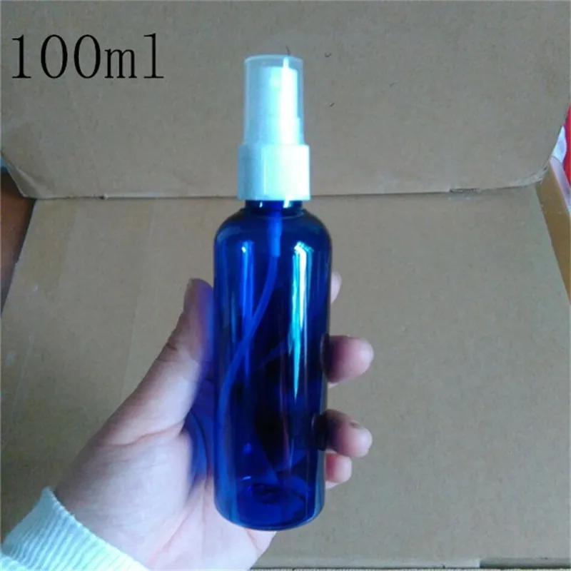 100ml Plástico Recarregável Perfume Spary Garrafa vazia Varejo de varejo Organização de água cosmética Ajuste de água Embalagem