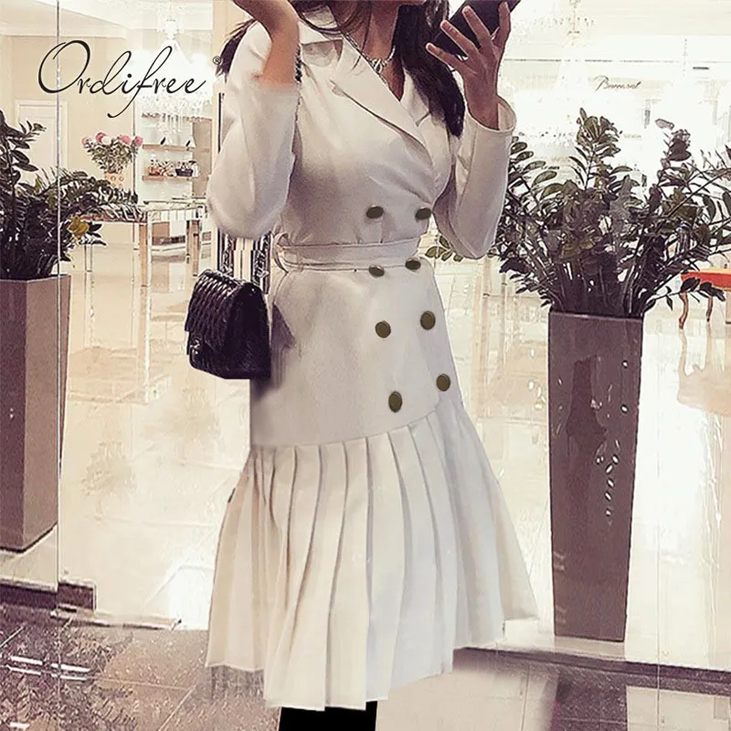 women's wedding dresses long sleeve Berylove Women Ivory A-Line Lace Wedding Dress Satin Square Neck Long Sleeve Bridal Gown Dress With Slit, Ivory / US18W