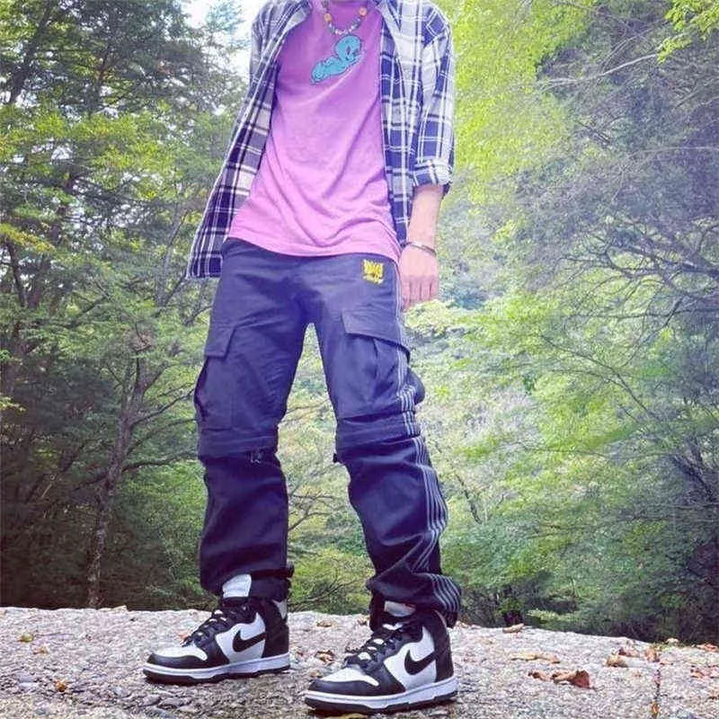 High Quality Black AWGE Needles Cargo Pants Men 1:1 Girls Dont Cry