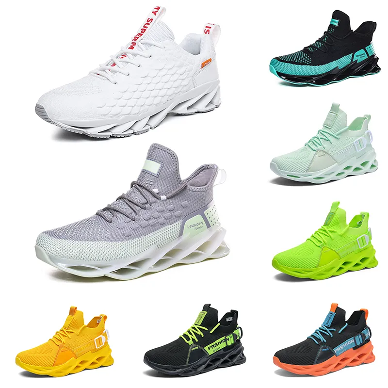 men running shoes breathable trainers wolf grey Tour yellow teal triple black Khaki green Light Brown Bronze mens outdoor sports sneakers four