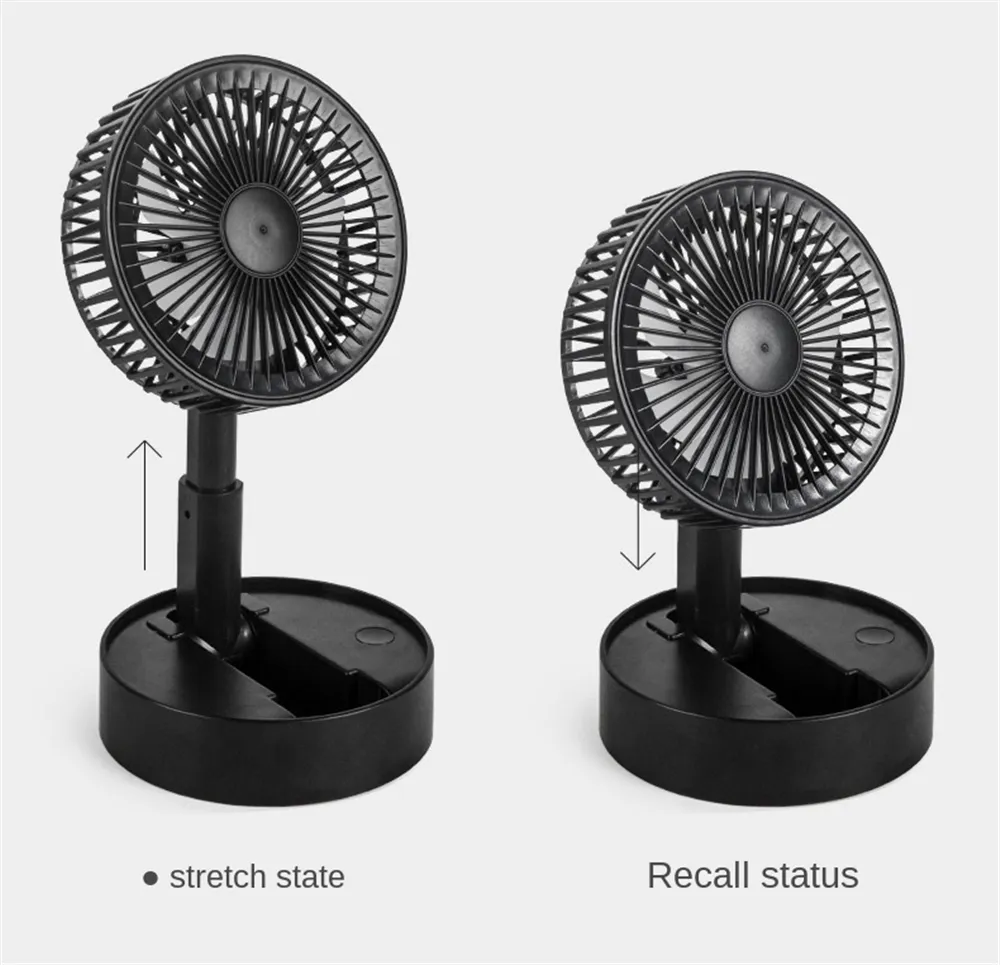 Mini Ventilateur USB Rechargeable Portable pour Voyage Maison et Voiture Refroidisseur dAir - Bricolage