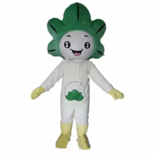 Party Grüne Pflanze Maskottchen Kostüm Halloween Weihnachten Cartoon Charakter Outfits Anzug Werbebroschüren Kleidung Karneval Unisex Erwachsene Outfit