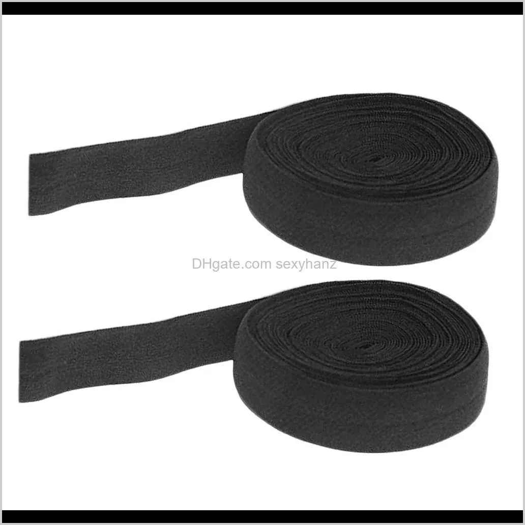 2 pieces bias binding elastic band folding tape folding rubber, 20mm, sewing tape rubber sewing, 10m / piece