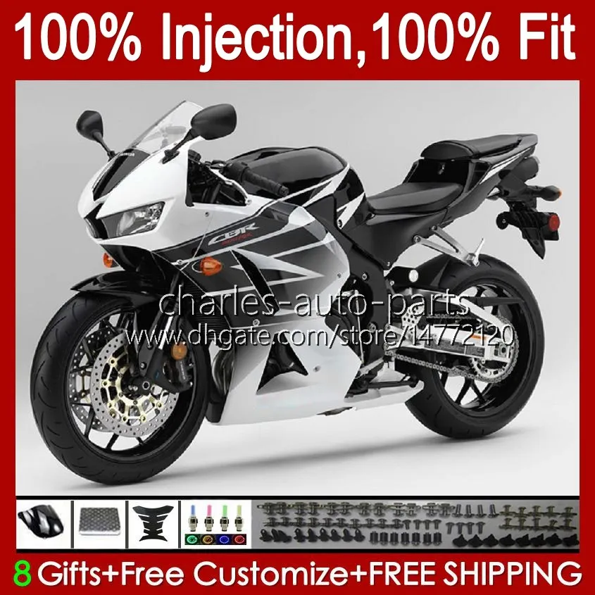 Injectielichaam Voor Honda CBR 600RR 600CC 13-20 57NO.23 CBR600 CBR 600 CC RR F5 13 14 15 16 17 18 19 20 CBR600RR 2013 2014 2015 2016 2018 2019 2020 Verkleizilver Zilverachtig Zwart