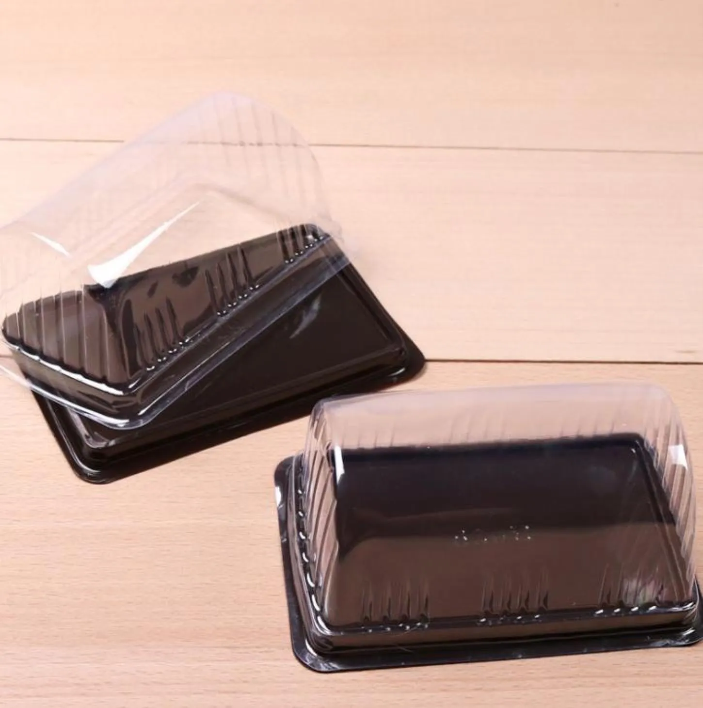 Plastic Transparent Clear Disposable Bread Cake Boxes Pastry Bakery Free Shipping