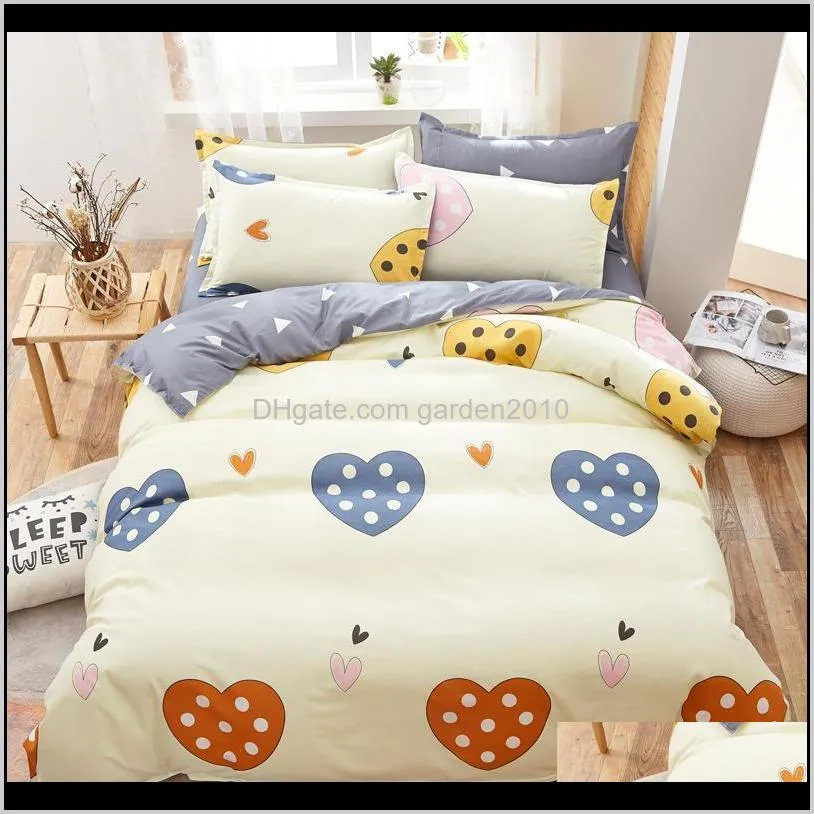 modern geometric print bedding king bedding sets comfortable duvet cover set bedroom pillowcase duvet covers 3/4 pcs bed set