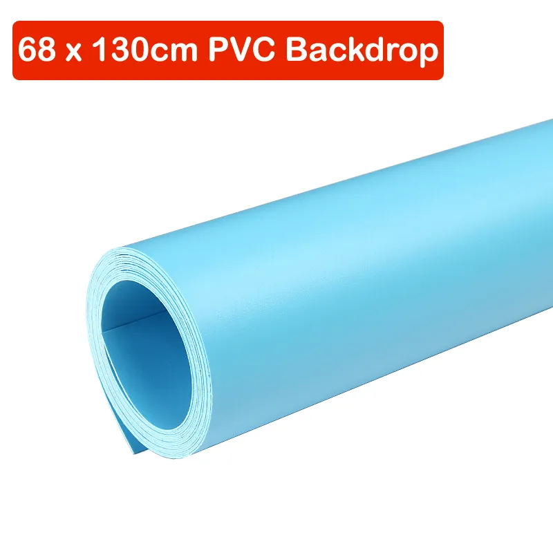 68 x 130 cm Sfondo in materiale PVC blu Sfondo antirughe Po Studio Pography Background Equipment
