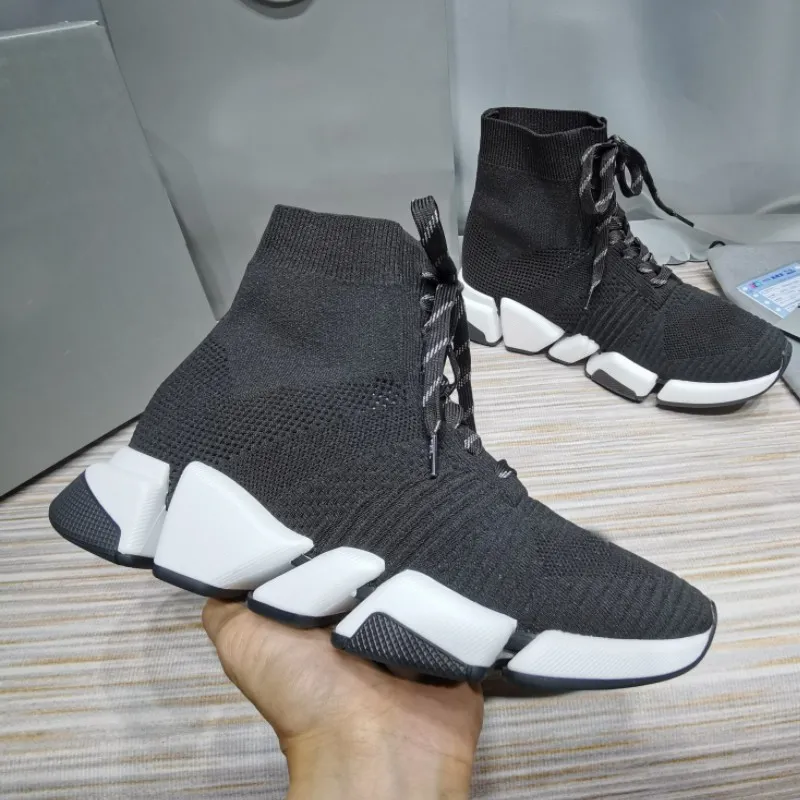 Bulk Speed Racer Sneakers High Performance Mesh Shoes For Men Size 35 45 Triple S 2.0 Knit Boxed From Congshu 85.31 DHgate.Com
