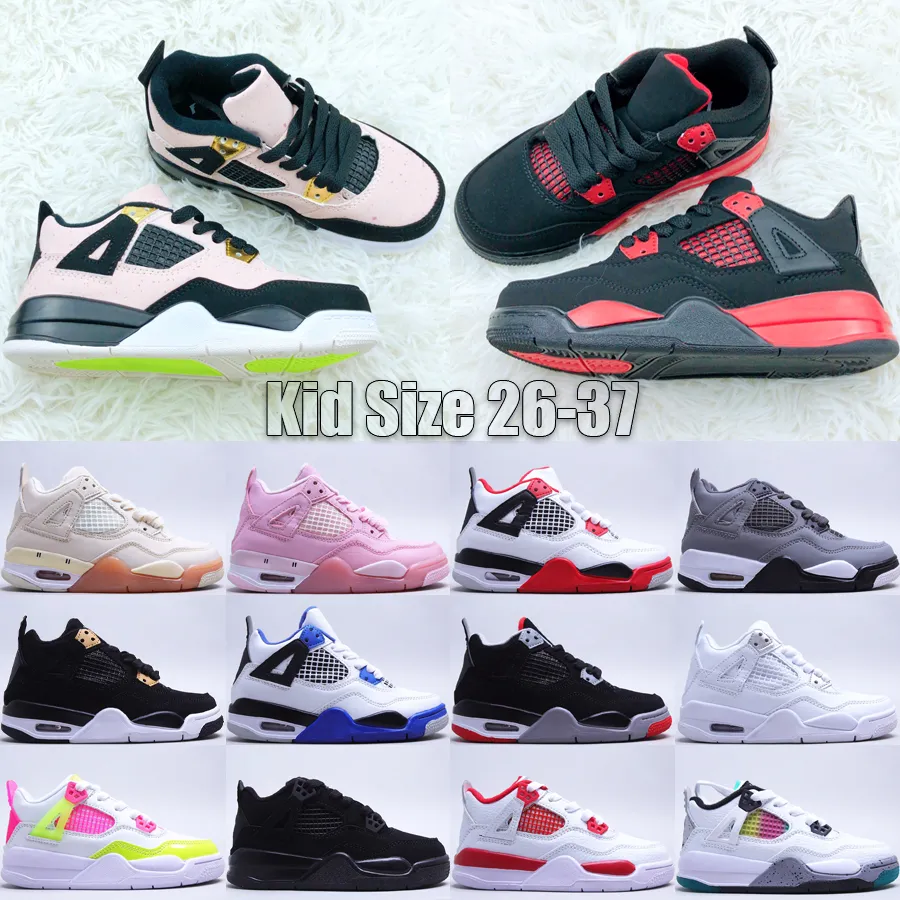 Baby Basketball Shoes Classic 4S Leather Trainers For University, Outdoors & More Sizes 26 37