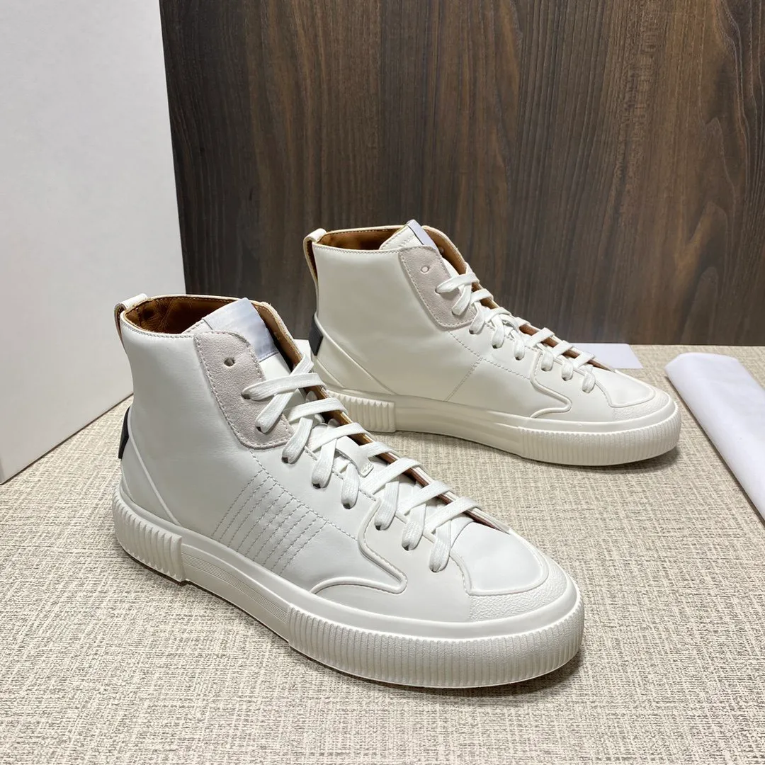 Zapatos de lujo 2022 Zapatos de diseñador para hombre Letra impresa Plana Transparente Hight-top Cómodo Versátil Triple S zapatos para hombre zapatillas altas tamaño 38-44