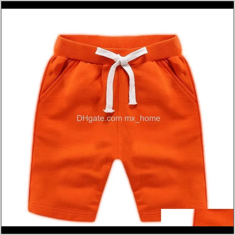 12 colors summer children`s shorts baby boys solid european and american elastic waist short pants kids shorts