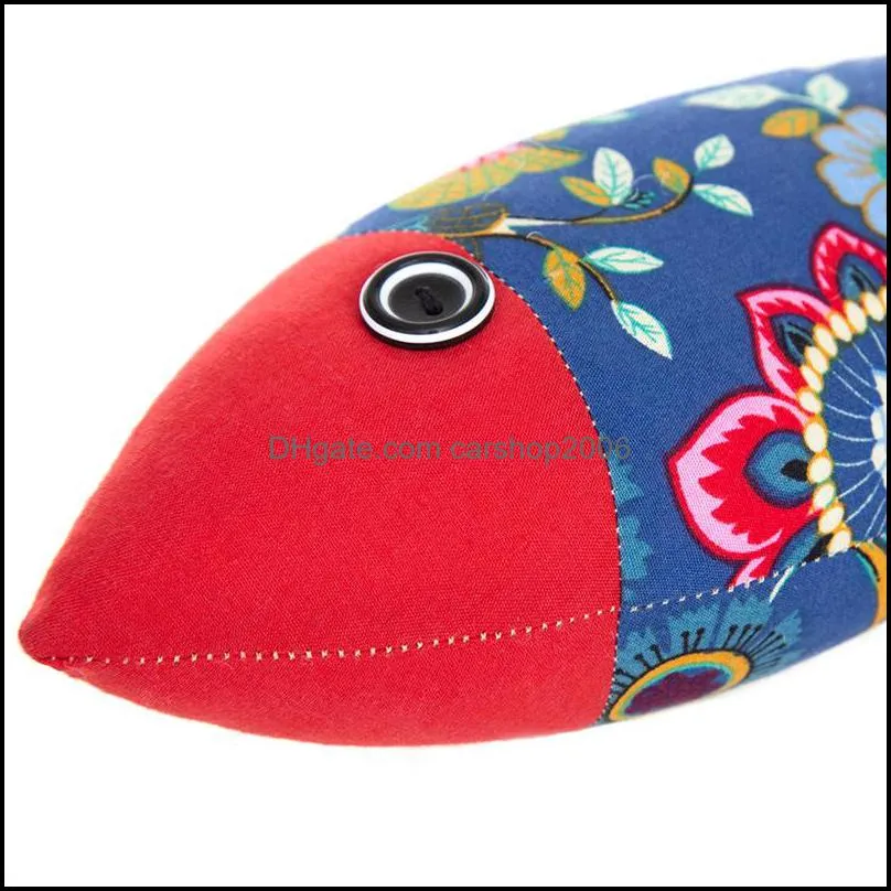 Realistic Manual Fish Cat Kick Chew Toy with Catnip Funny Interactive Kitten Pillow Bite Supplies PHJK2107