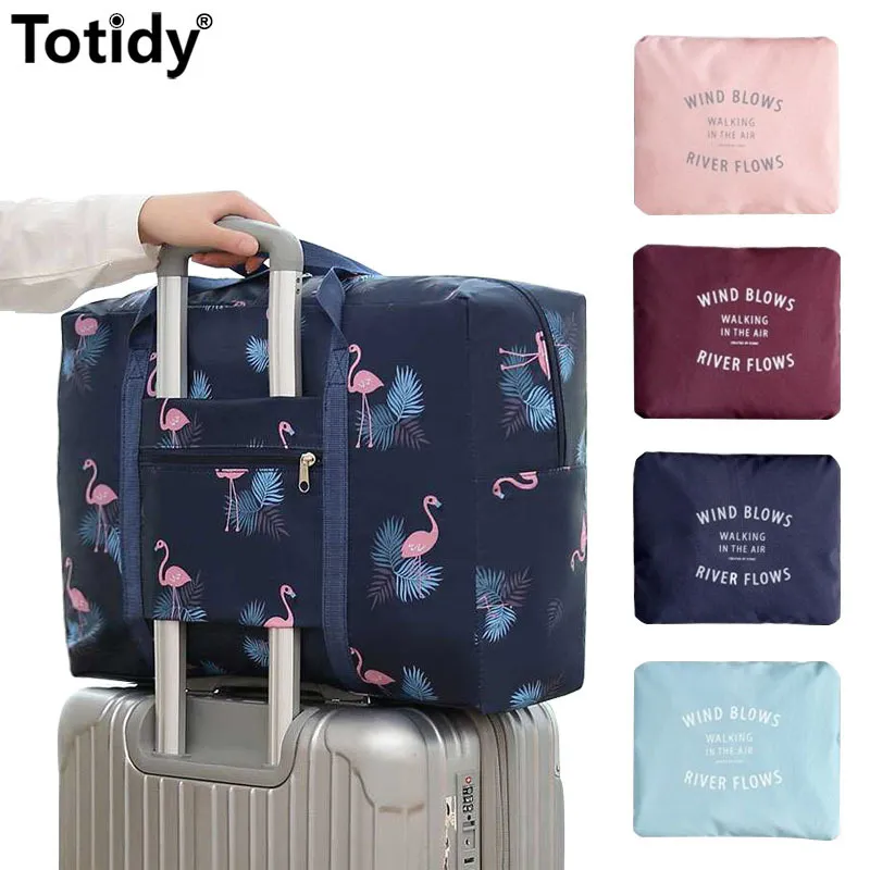 2021 Suitcases Nylon Foldable Travel Bags Unisex Large Capacity Bag Luggage Women WaterProof Handbags Men Clothing Organizer