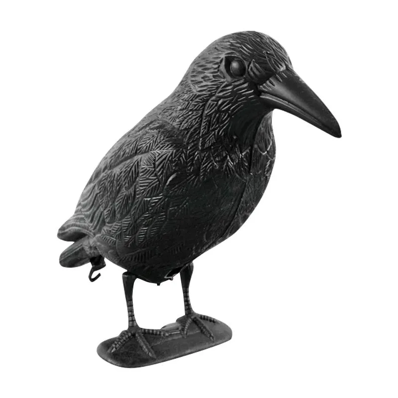 1 pezzo Halloween nero corvo modello simulazione finto uccello