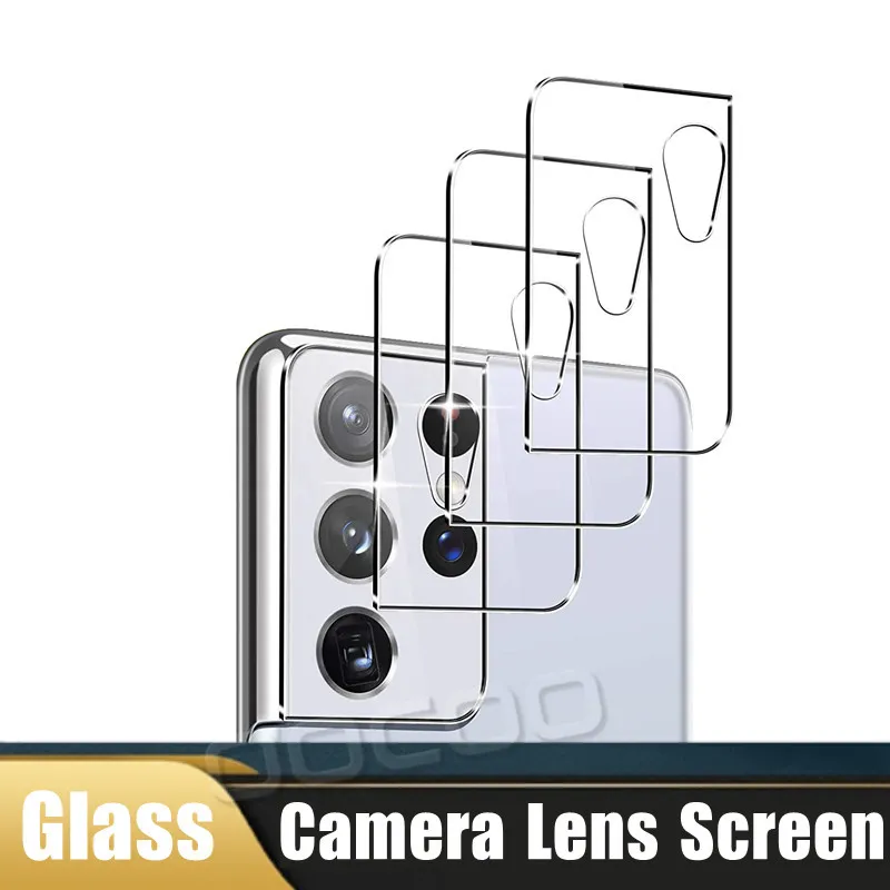 Протектор экрана объектива камеры прозрачный HD чистое закаленное стекло для Samsung S21 плюс S21 + S20 Ultra Note 20 завод