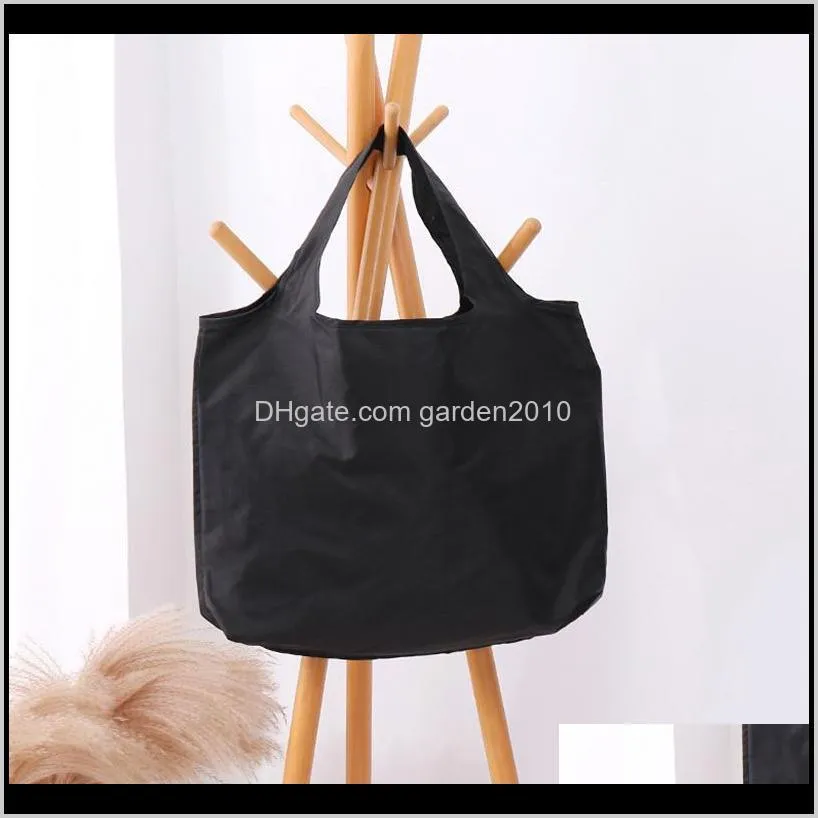 big size eco-friendly reusable portable oxford cloth shoulder handbag waterproof folding shopping bag travel grocery tote storage bags