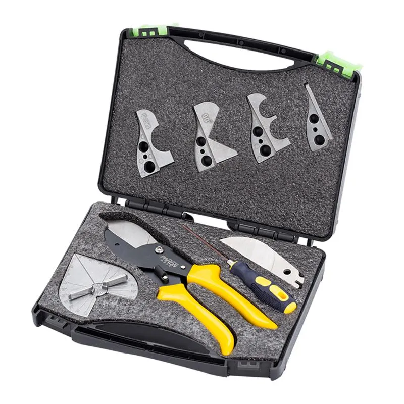 Set utensili per la mano professionale 5-in-1 Kit multi-taglio multi-taglio per scanalature fili in plastica tubo di plastica e forbici in gomma