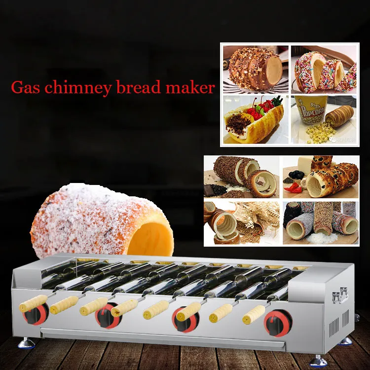 Commercial Chimney Cake Oven Doughnut Ice Cream Cone Maker Hungary