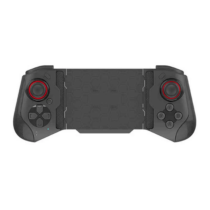 2021 Aggiorna il controller di gioco mobile gamepad per iPhone Android Joystick PUBG Controller telescopico wireless Gameped G220304