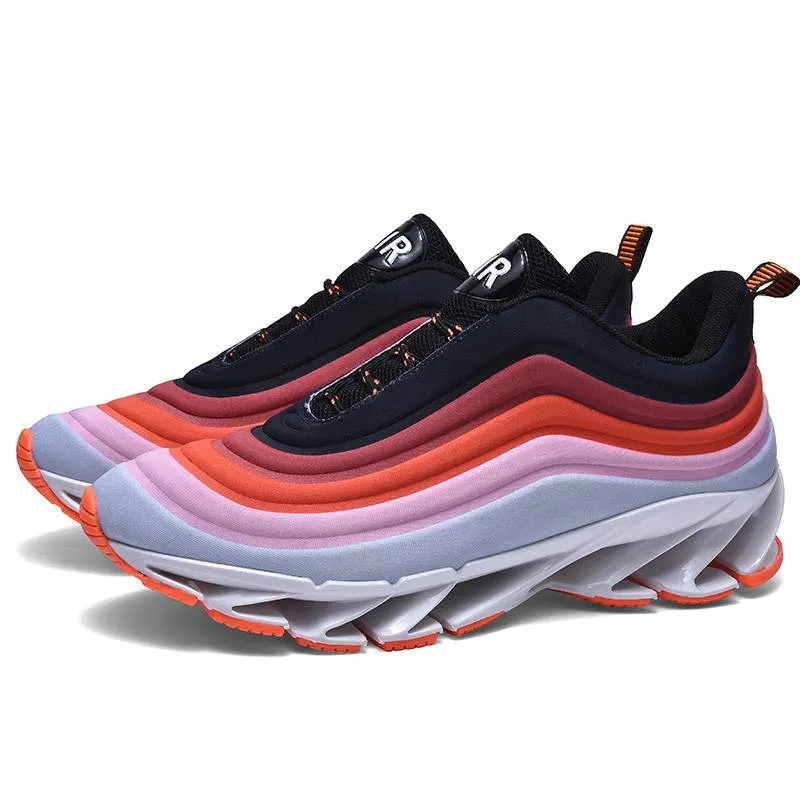 Outdoors Men's running shoes spring sports men white red orange grey green old daddy tide breathable casual outdoor jogging walking