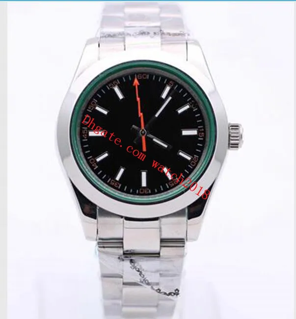 Luxury Wristwatches 40mm 116400 Mechanical watch Asia 2813 Automatic Black Blue Dial Sapphire Stainless Steel Bracelet Luminous Mens Watches Original Box