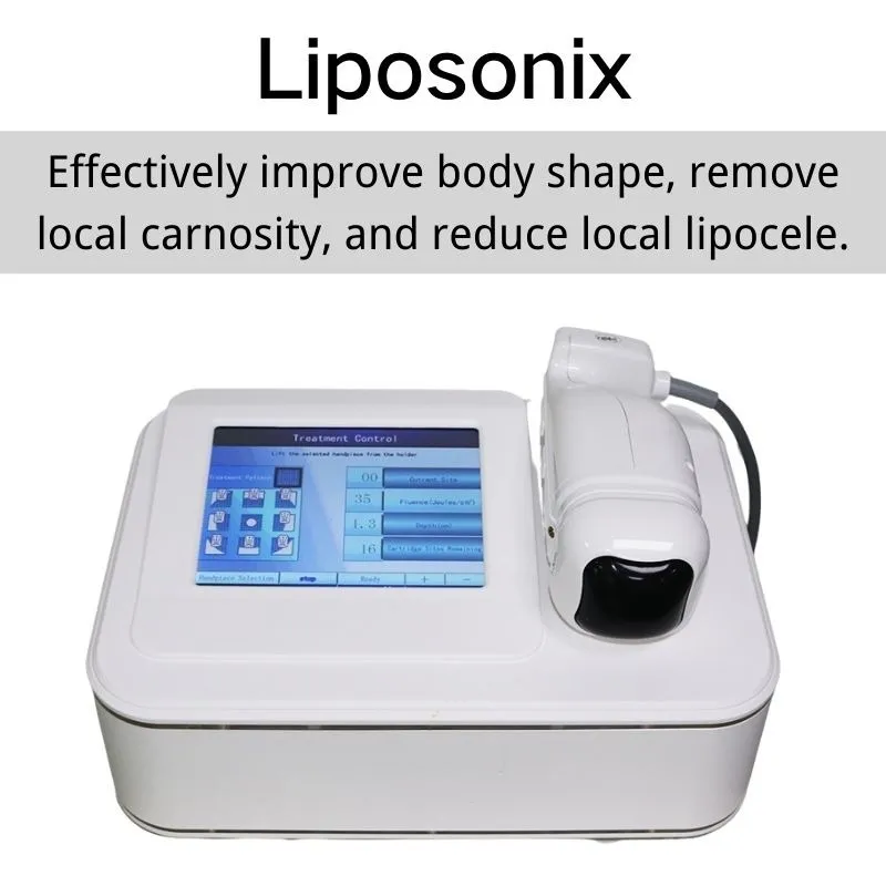 Liposonix portatif d'ultrason focalisé de haute intensité de HIFU avec la réduction de cellulite de transducteur de 8.0mm 13.0mm amincissant la machine pour l'usage de salon