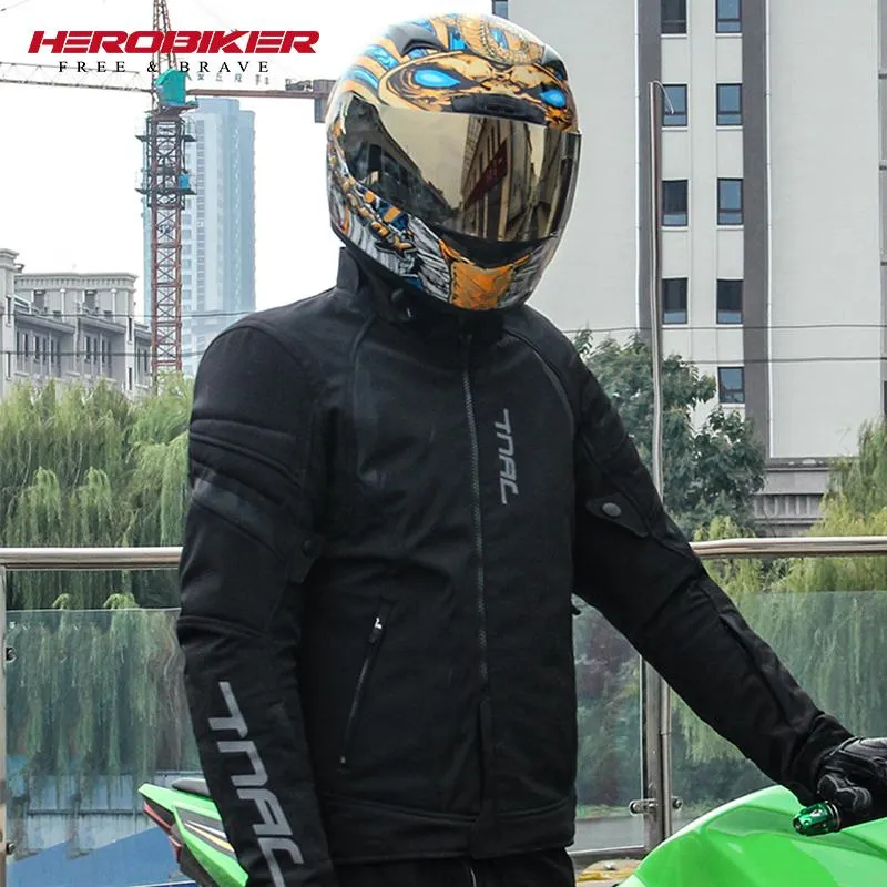 Motorfietskleding jas Moto Night Reflection Riding Clothing Summer Ademend vijf stukken Verwijderbare EU CE Certified Protective Gear