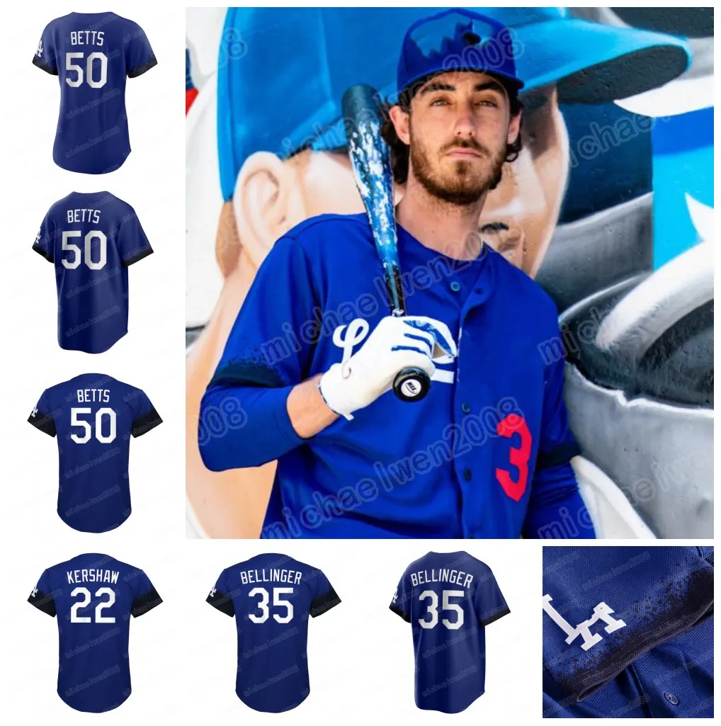 Max Scherzer Mookie Betts 2021 City Connect L Bir Jersey Cody Bellinger