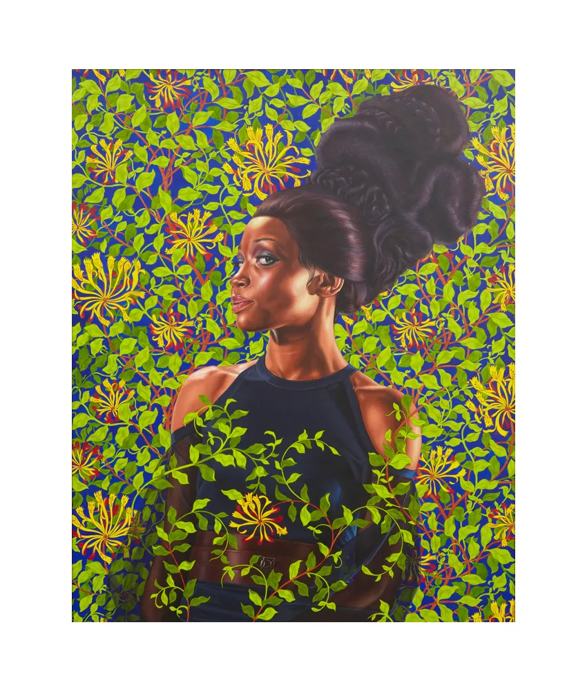 Kehinde Wiley Shantavia Beale II 2012 Painting Poster Print Home Decor Framed Or Unframed Photopaper Material