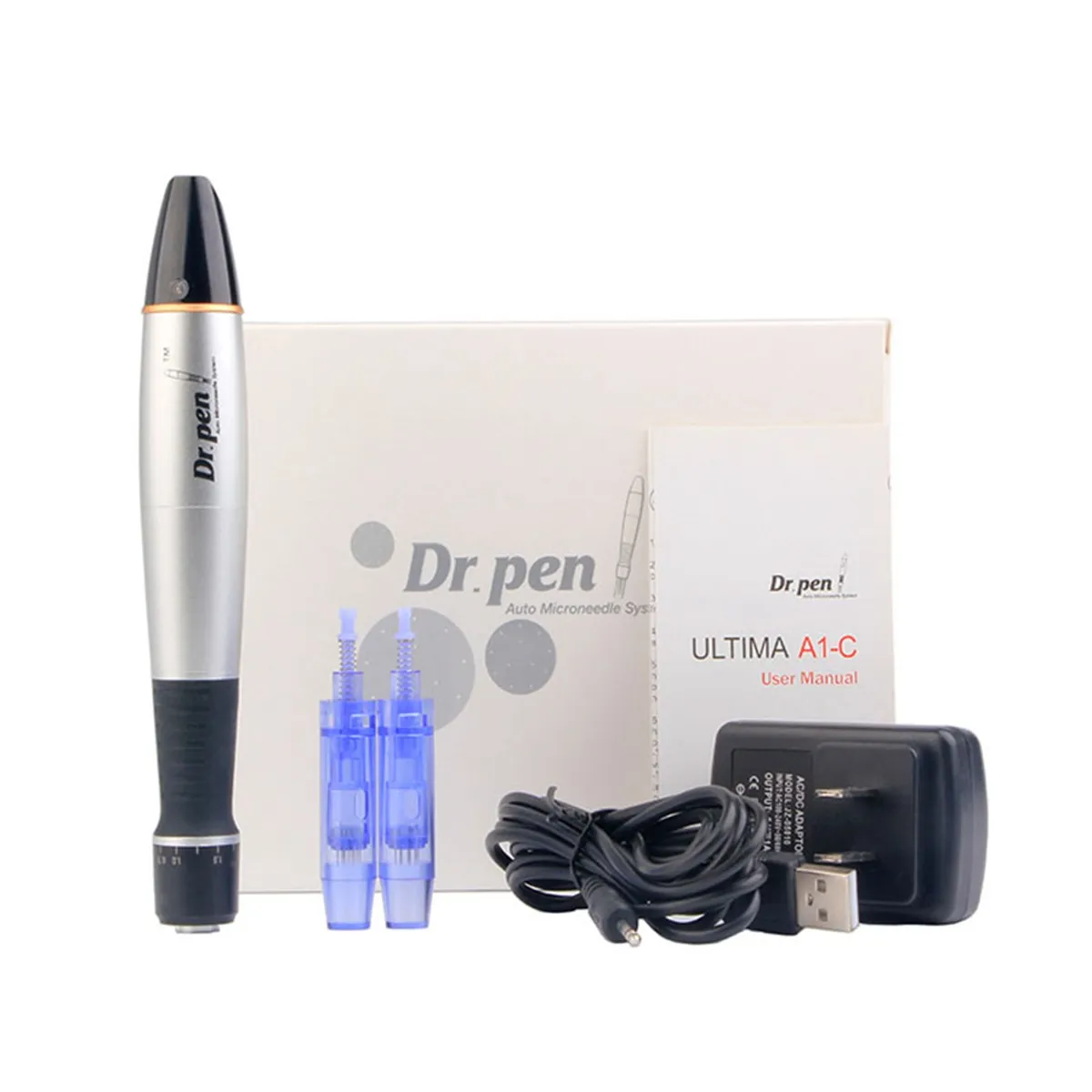 DR.PEN Derma Pen Auto MicroNeedleシステム調整可能な長さ0.25mm-3.0mm電気磨くマイクロニードルデバイス速い配達