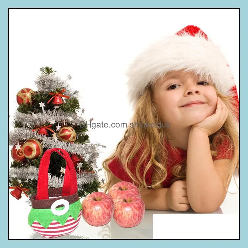 Chuangda - Fruit Bag Christmas Elf Cloth Gift Handbag Celebration Jewelry 0027 + 28 + 29