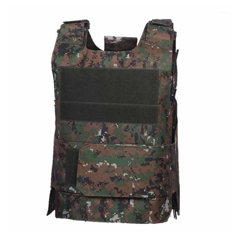 Vestes de chasse gilet tactique réglable Molle de Paintball en plein air avec formation de transporteur de plaque de protection de poitrine