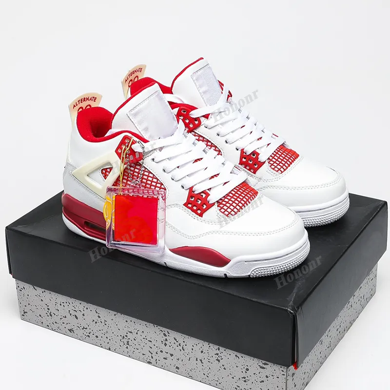 Authentic Mens High OG 4S ALTERNATE Motorsport 농구화 Jumpman 4 Top Designers Topsportmarket 스니커즈 러닝화 박스 포함