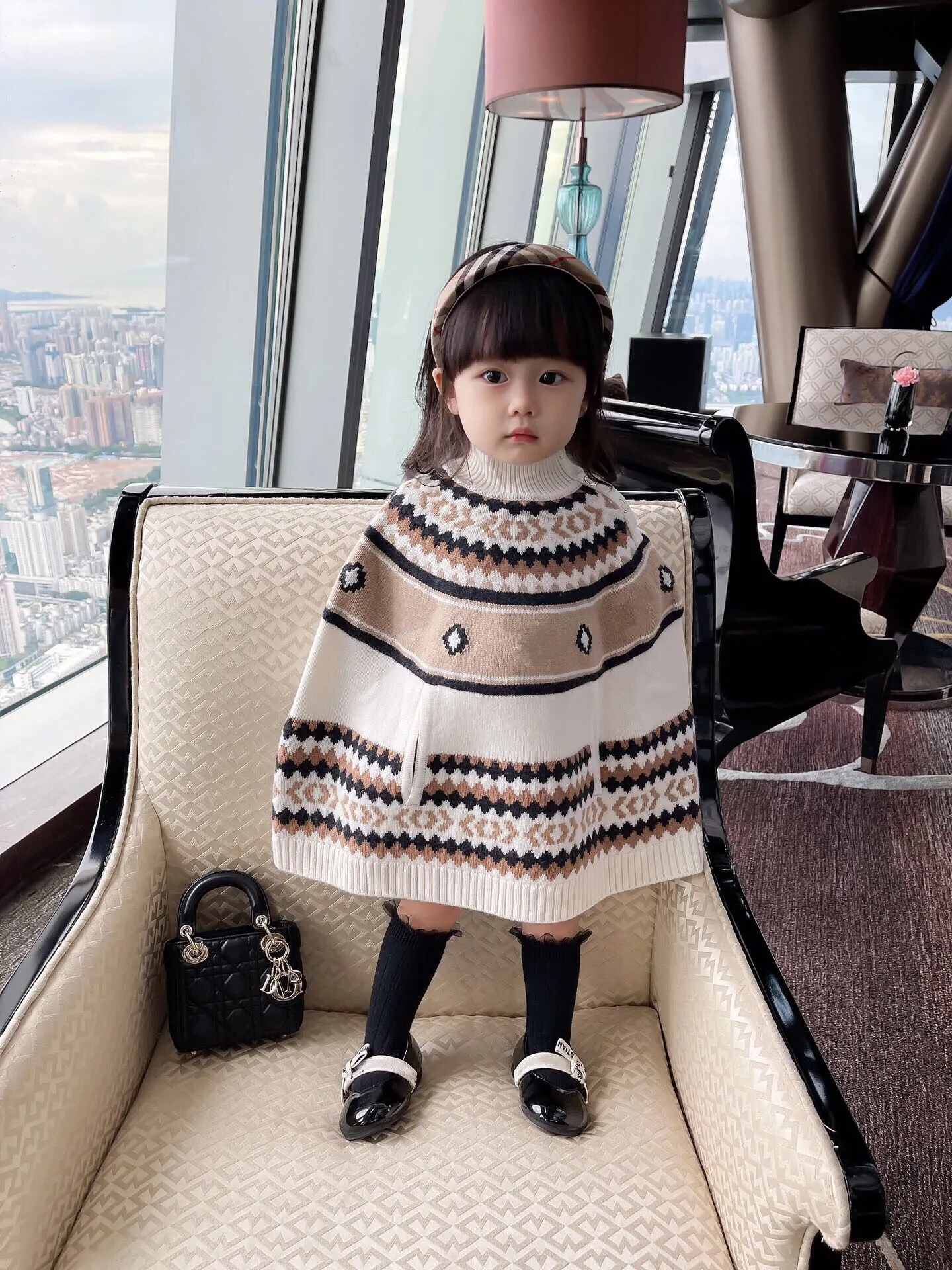 Baby on sale poncho sweater