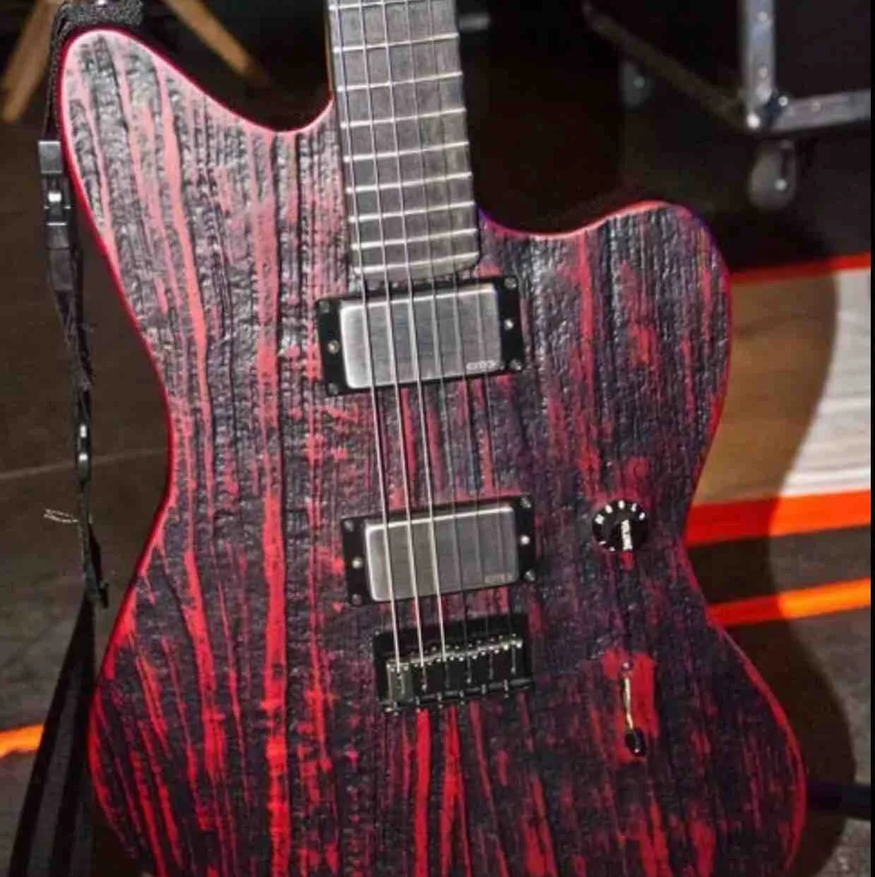 Rare Jim Root Signature Dark Matte Red Blood Jazzmaster Electric Guitar With Rosewood Fingerboard From Jugg guitar 168.65 DHgate.Com