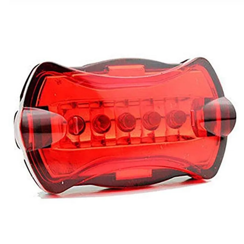 2022 new Waterproof Bike Bicycle light Rear Tail Light Reflector Rear Lights Bike Lamp Lantern Accessories 5 LED 6 Function