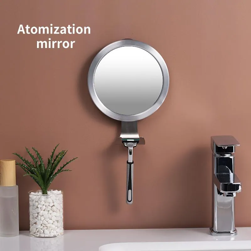Mirrors 360 Degrees Rotation Fogless Suction Cup Shower Shaving Mirror
