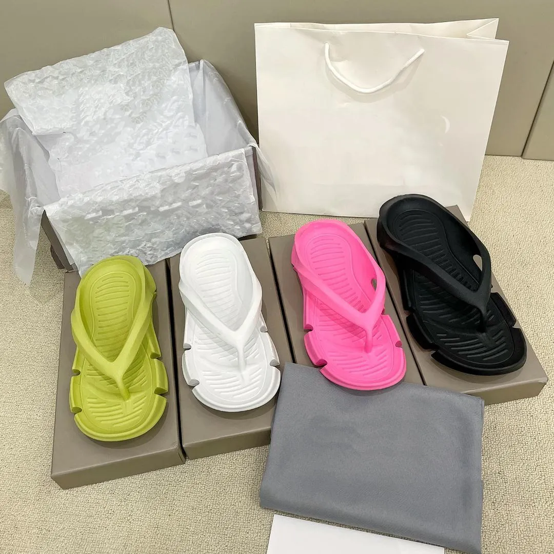 2021 sports slipper women summer thick-soled sandals and slippers beach shoes candy color luxury designer brand with box size 35-40 A1