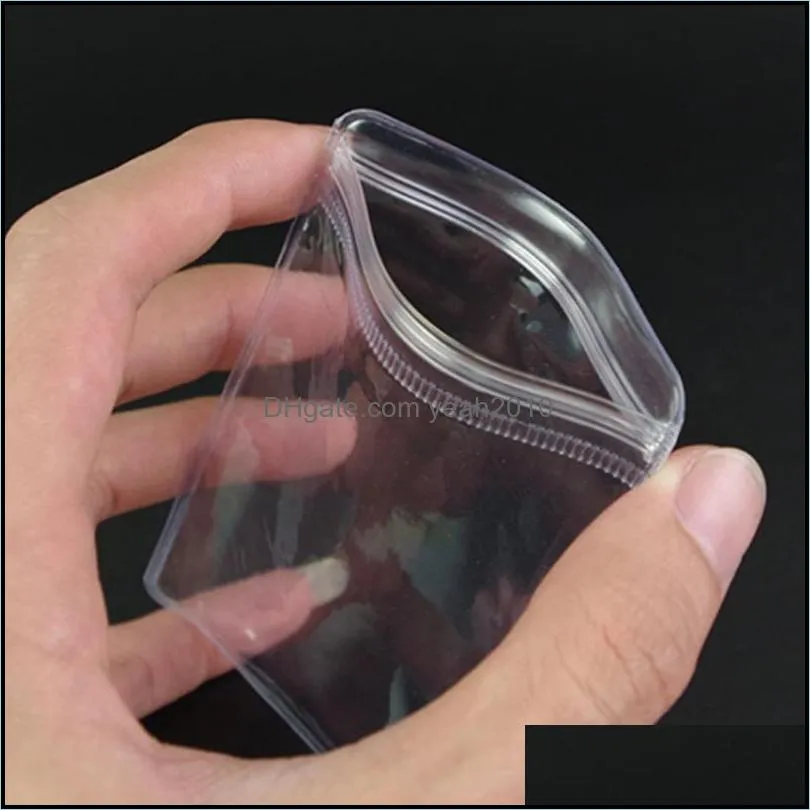 Gift Wrap 100pcs Reclosable Seal Plastic Package Bag Pouches Jewelry Rings Pack Clear Anti-oxidation Ornaments Bags For DIY Gifts